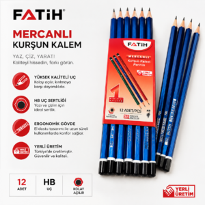 Mercanlı Kurşun Kalem 12’li Paket