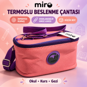 UBC İmpertex Termoslu Beslenme Çantası Isı Yalıtımlı Lunch Bag Pembe Renk