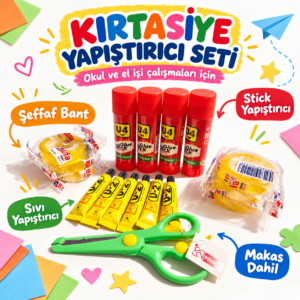 Kırtasiye Yapıştırıcı Seti Set Ürün