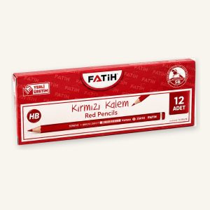 Kırmızı Kurşun Kalem 1 Düzine 12 li