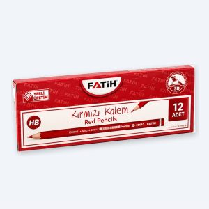 Kırmızı Kurşun Kalem 1 Düzine 12 li