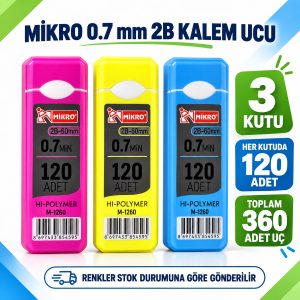 Kalem Ucu 0.7mm 60mm 3 Tüp