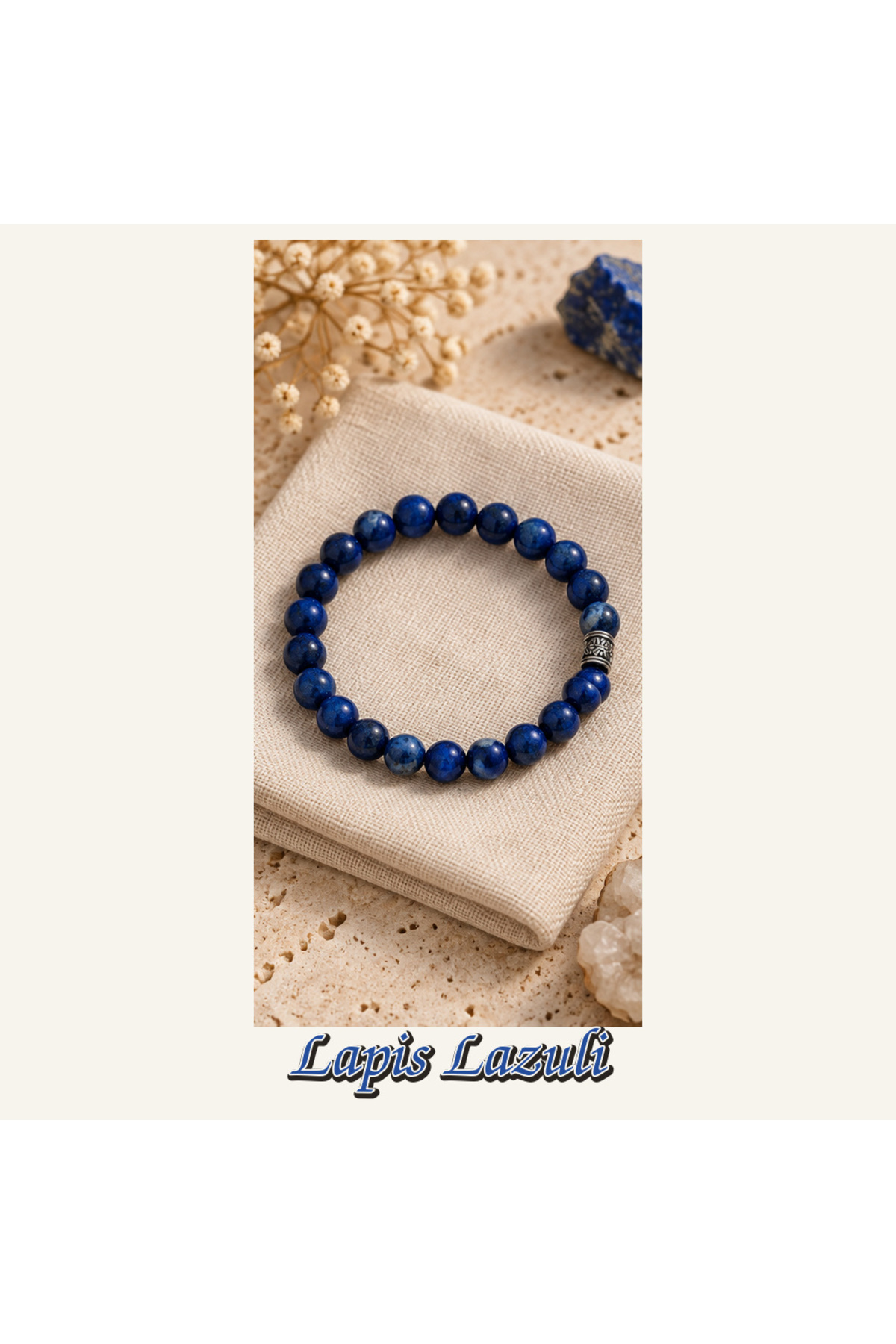 1_org_zoom-71.jpg KASSABA JEWEL Lapis Lazuli Taşı Bileklik – 8 mm, Unisex, Elastik