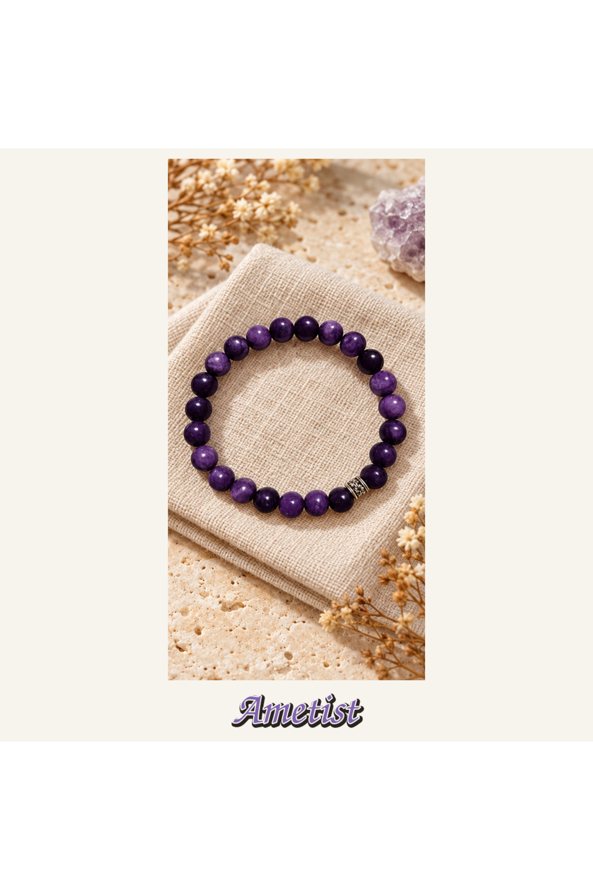 1_org_zoom-74.jpg KASSABA JEWEL Ametist Taşı Bileklik – 8 mm, Unisex, Elastik