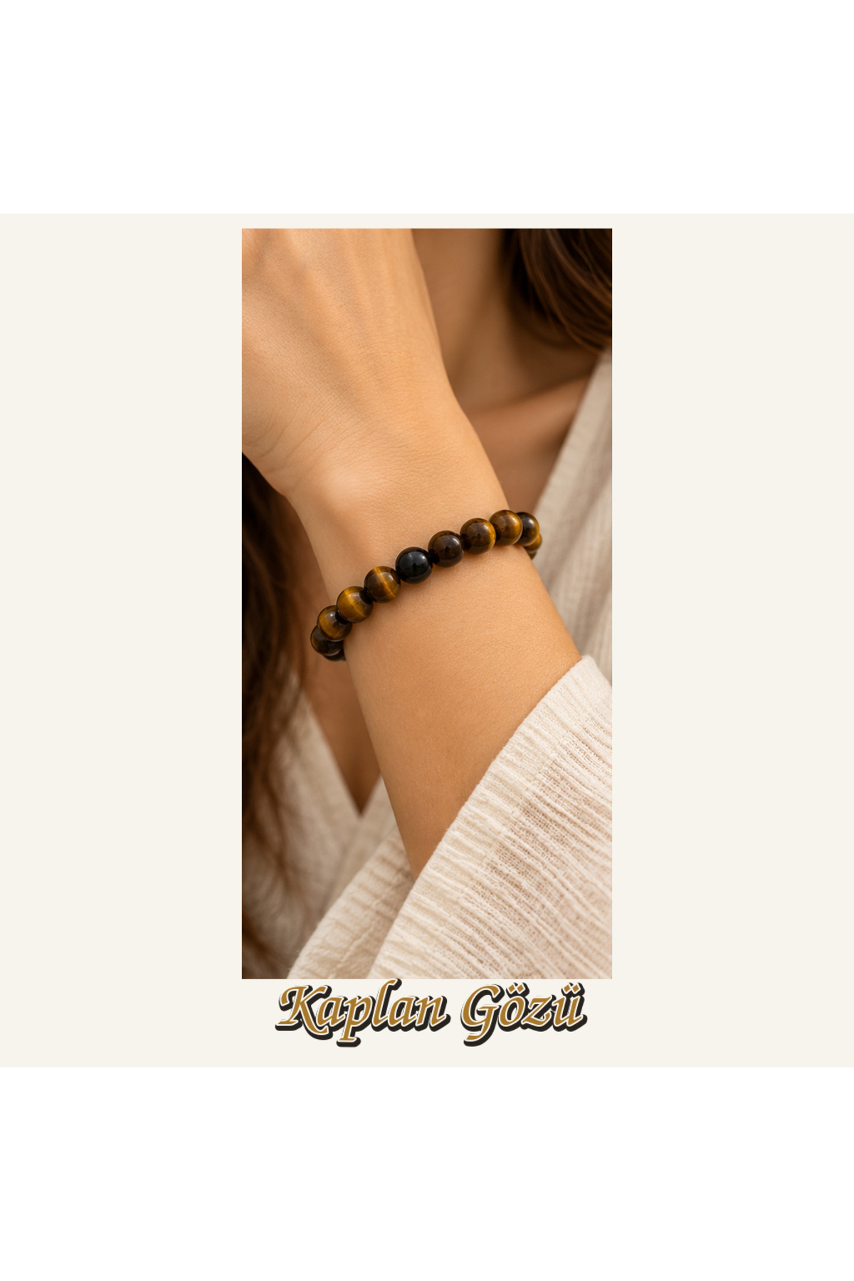 1_org_zoom-78.jpg KASSABA JEWEL Kaplan Gözü Taşı Bileklik – 8 mm, Unisex, Elastik