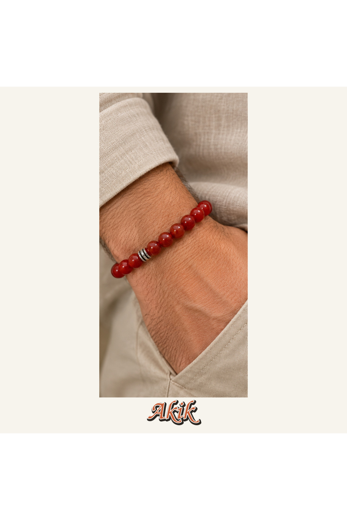 1_org_zoom-88.jpg KASSABA JEWEL Akik Taşı Bileklik – 8 mm, Unisex, Elastik