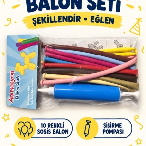 Animasyon Balon Seti
