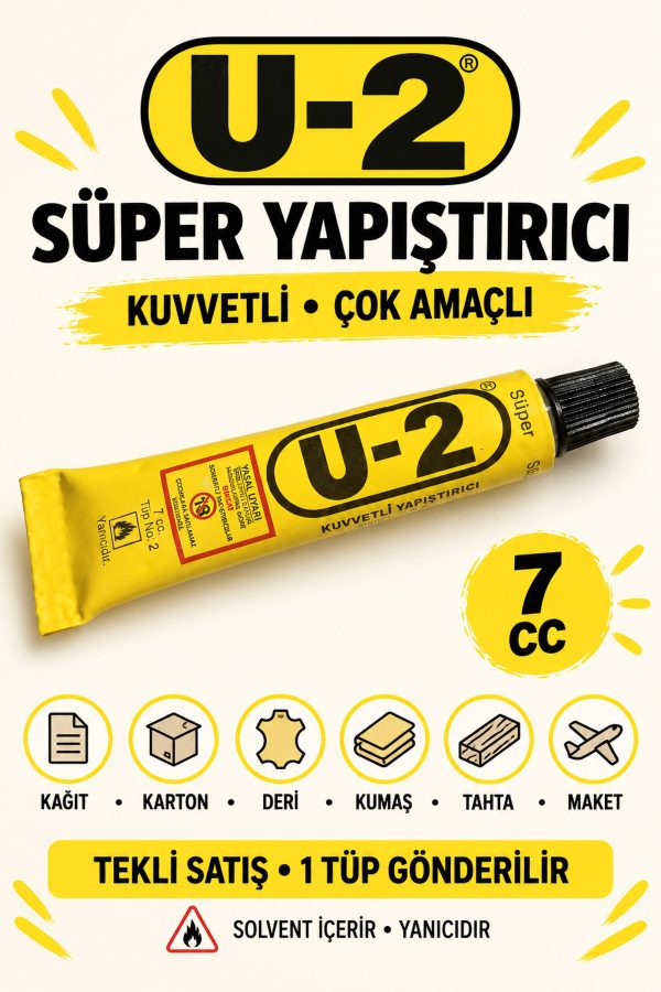 Süper Kuvvetli Sıvı Yapıştırıcı 7 Cc 4'lü
