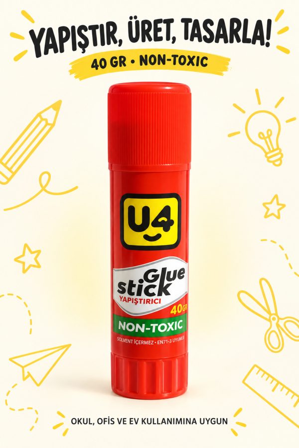 U4 Stick Yapıştırıcı 40 Gr 4 Adet