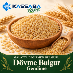 Malatya Değirmen Bulguru Dövme Bulgur - Gendime - 1 kg