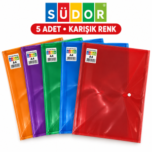 Südor Renkli Çıtçıtlı Dosya