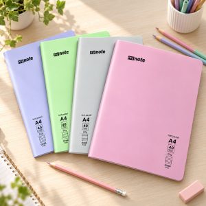 MyNote Text Pastel A4 Defter 40 Yaprak – Çizgili